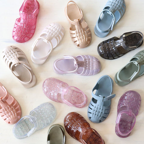 【送料無料】igor / イゴール CLASICA V. CRISTAL GLITTER NACAR(クラシカ) キッズ サンダル ベルクロ 20～32サイズ 12.0～20.0cm S10288、S10329、S10374、S10367