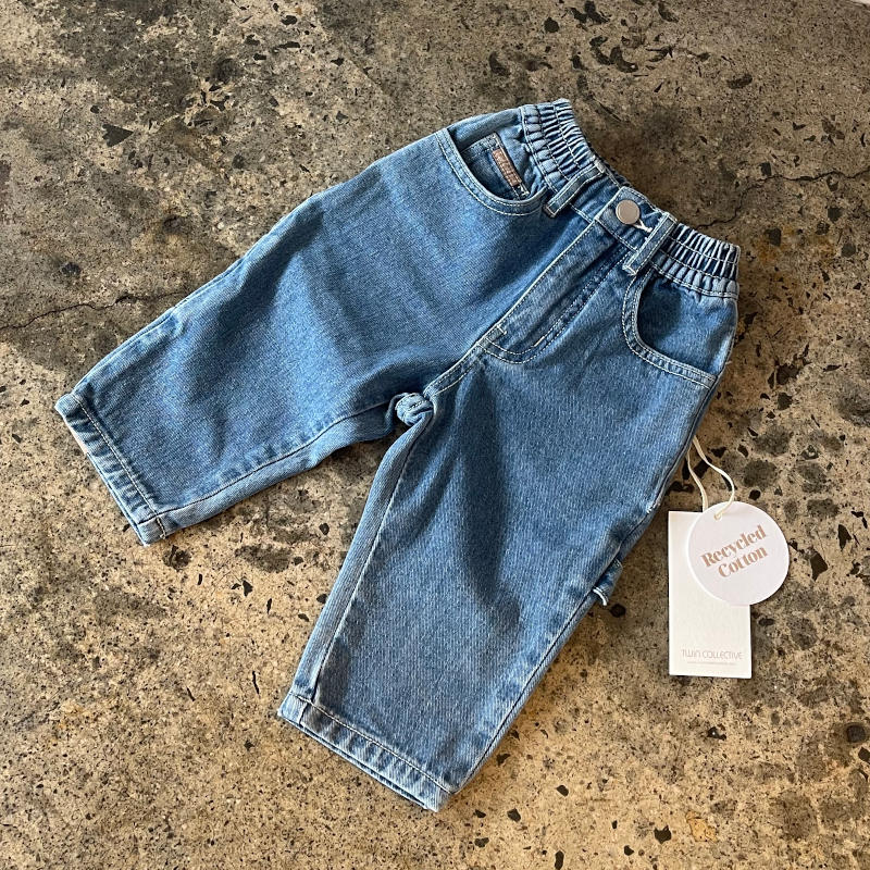 23. Twin Collective Kids carpenter Jean Tradie blue サスペンダー 