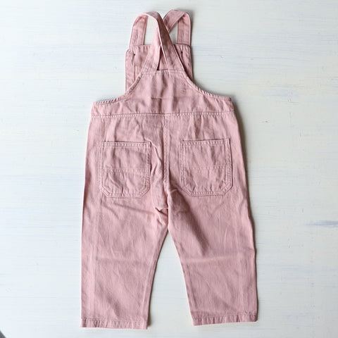 【drop1】&pal（アンドパル）2026SS　denim salopette  pink　デニムサロペット　ピンク