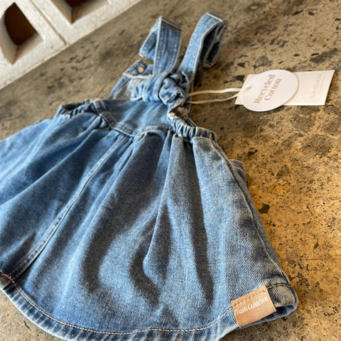 21. Twin Collective Kids Dreamer DRESS Bow blue Jumper skirt