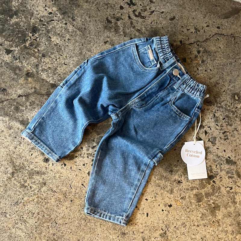 23. Twin Collective Kids carpenter Jean Tradie blue サスペンダー 