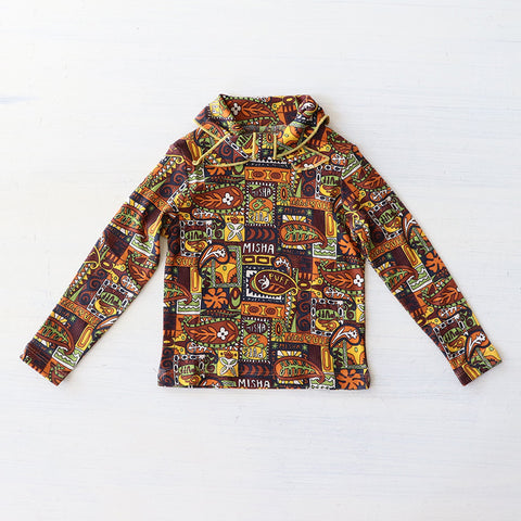 Misha&Puff（ミーシャアンドパフ）2024AW Scout Top -Fox Groovy Paisley- スコートトップ