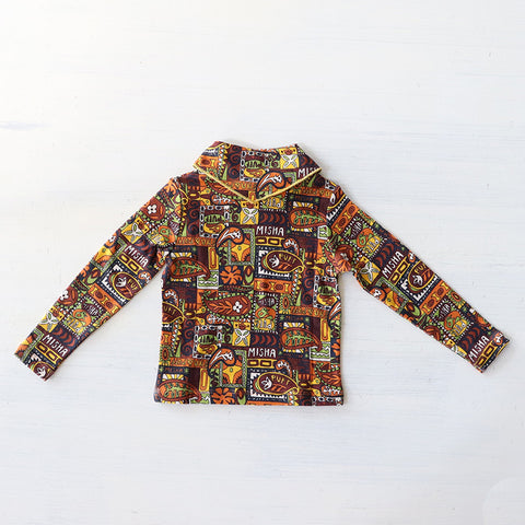 Misha&Puff（ミーシャアンドパフ）2024AW Scout Top -Fox Groovy Paisley- スコートトップ