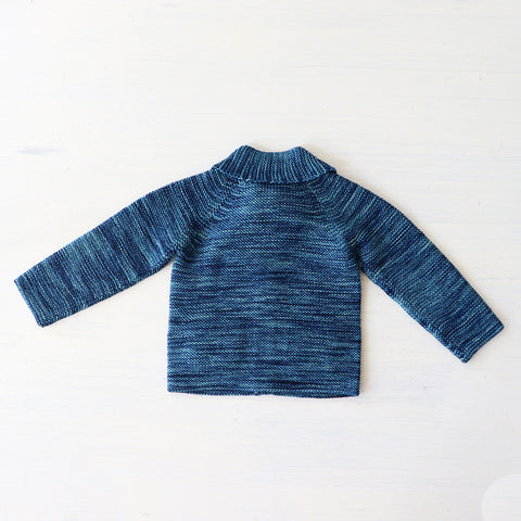 ・Misha&Puff（ミーシャアンドパフ）2024AW Scout Cardigan -Ocean Space Dye- キッズカーディガン