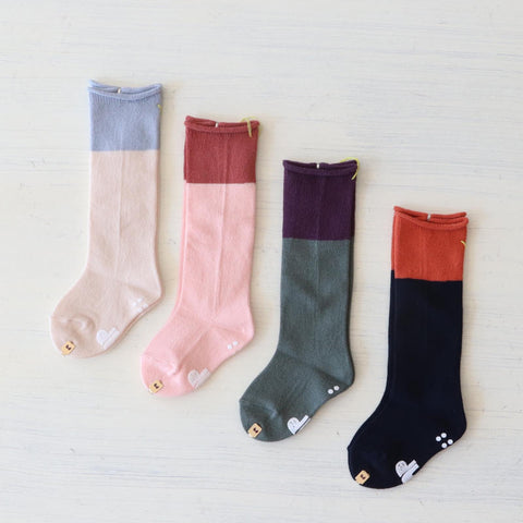 mina perhonen 24AW duo baby and kids knee-high socks ACA7238P