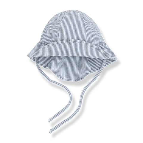 1 + in the family（ワンモア イン ザ ファミリー） 2026SS    INCA -denim-　ヒッコリーストライプ ベビーサンハット