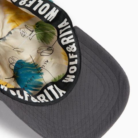 WOLF&RITA（ウルフアンドリタ） 2026SS IVONE HAT -graphite- リボン付きキャップ、キッズ帽子