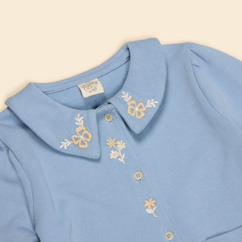 Apolina（アポリナ）2026AW JENA JERSEY CARDIGAN - BOOK BLUE