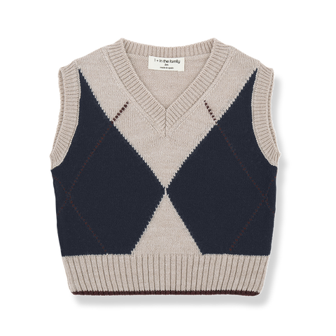 1 + in the family (One More in the Family) 2024AW LIS-bb jacket knit cardigan