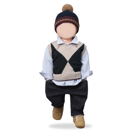 1 + in the family (One More in the Family) 2024AW LIS-bb jacket knit cardigan