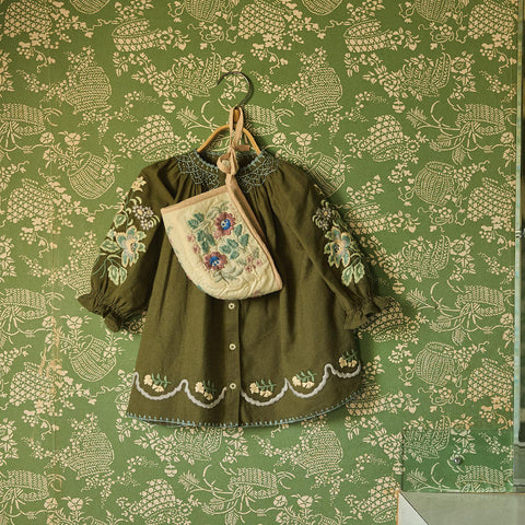 Apolina 2024AW Mia Dress - Almond - Kids Dress