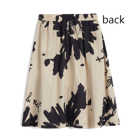 WOLF&RITA（ウルフアンドリタ） 2025SS JUNA BOTANICAL MOCHA Skirt ボタニカル柄スカート