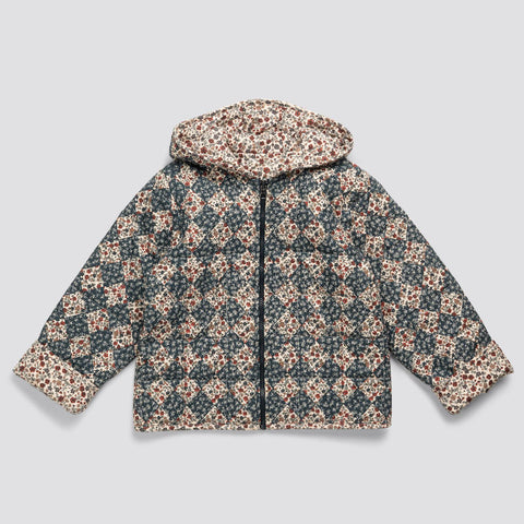 Little Cotton Clothes（リトルコットンクローズ）2025AW Jojo Reversible Jacket Harlequin and Cottage Floral リバーシブルジャケット、アウター