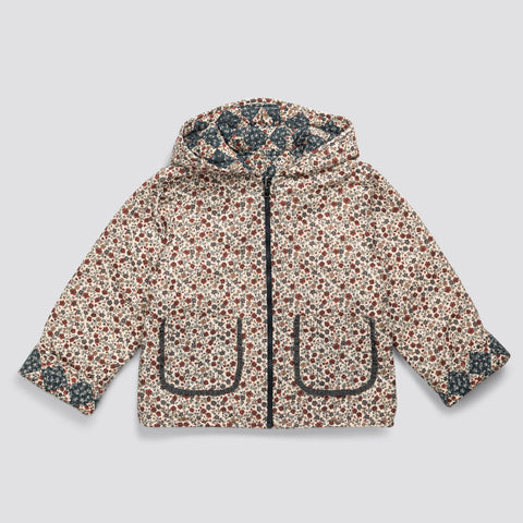 Little Cotton Clothes（リトルコットンクローズ）2025AW Jojo Reversible Jacket Harlequin and Cottage Floral リバーシブルジャケット、アウター