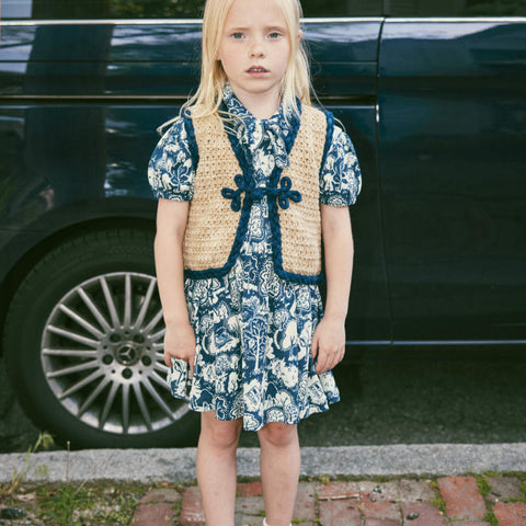 【3/17まで送料無料】【drop2】Misha&Puff（ミーシャアンドパフ）2025SS Junior Scout Dress - Celestial Esplanade- スコートドレス