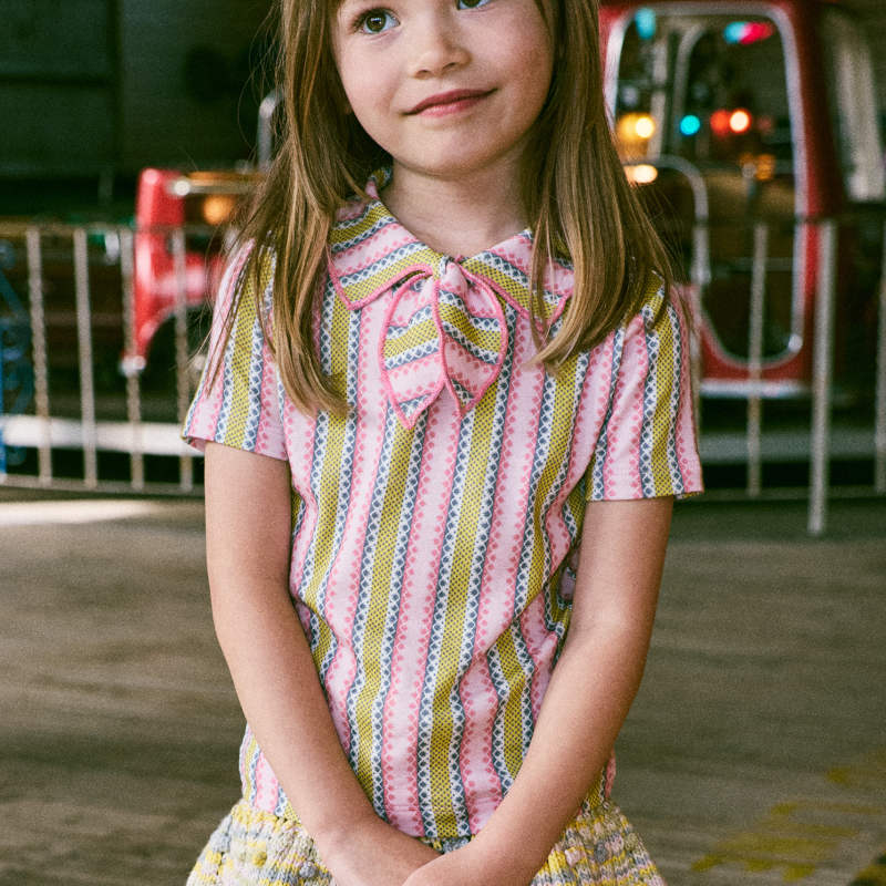 D2】Misha&Puff（ミーシャアンドパフ）2026SS JUNIOR SCOUT TEE -AURA