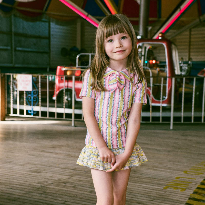D2】Misha&Puff（ミーシャアンドパフ）2026SS JUNIOR SCOUT TEE -AURA