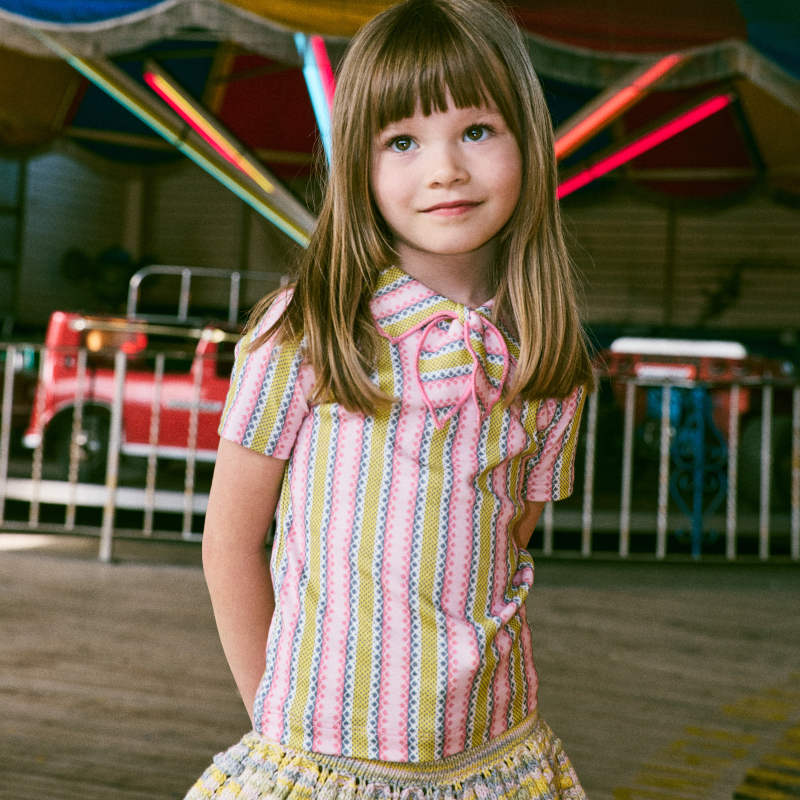 D2】Misha&Puff（ミーシャアンドパフ）2026SS JUNIOR SCOUT TEE -AURA