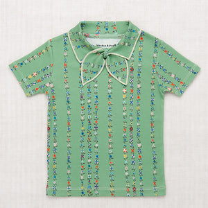 【2/9まで送料無料】Misha&Puff（ミーシャアンドパフ）2025SS Junior Scout Tee -Jadeite Little Botanica- スコートTシャツ