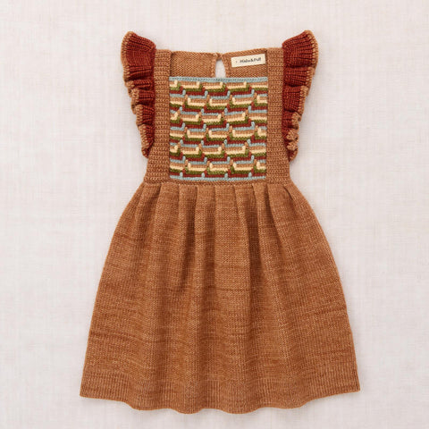 【D2】Misha&Puff（ミーシャアンドパフ）2026aw Stair Step Dress - Rose Gold - クロシェ編みドレス.