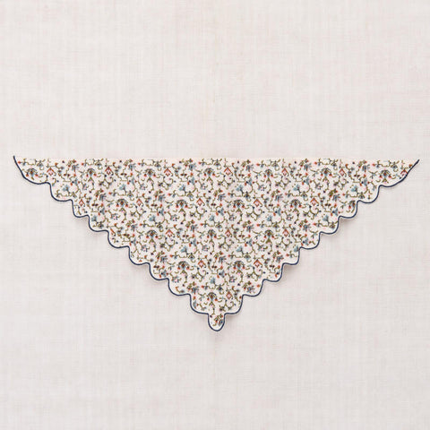 【D2】Misha&Puff（ミーシャアンドパフ）2026aw  Embroidered Scallop Scarf - String - スカラップスカーフ.