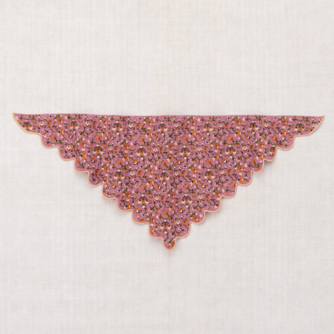 【D2】Misha&Puff（ミーシャアンドパフ）2026aw  Embroidered Scallop Scarf - Antique Rose - スカラップスカーフ