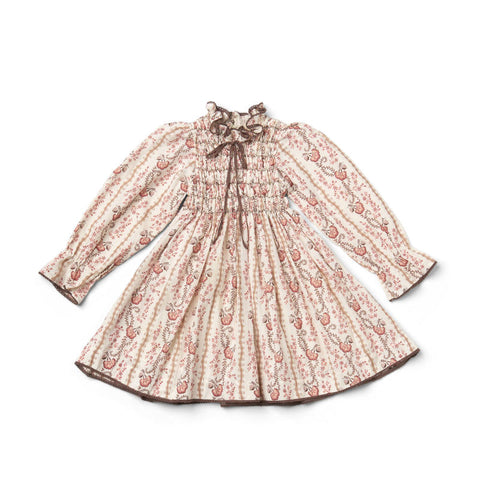 Lali Kids（ラリキッズ）2025AW Parvati Dress in Fall Vine Print キッズワンピース