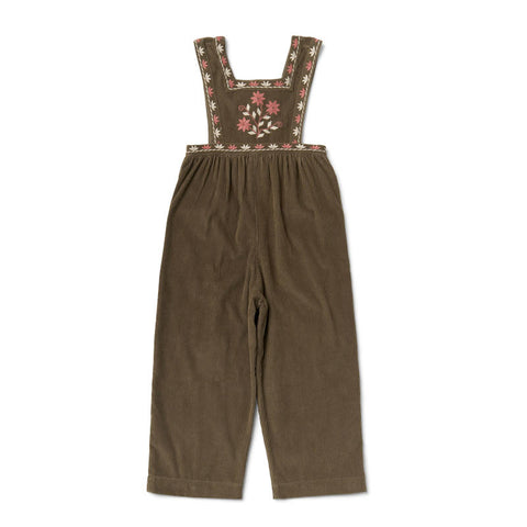 Lali Kids（ラリキッズ）2025AW Clara Romper in Cypress Corduroy　コーデュロイサロペット、オーバーオール