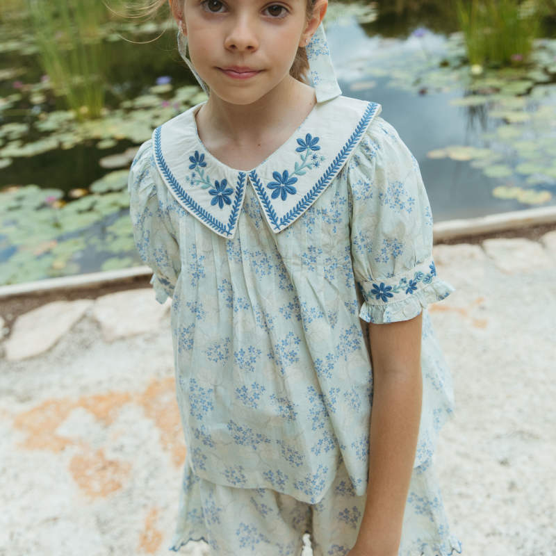 ワンピース LALIKIDS Lali Kids「Marie Dress - Dusty Cedar」- ny-vind (ニュヴィン）