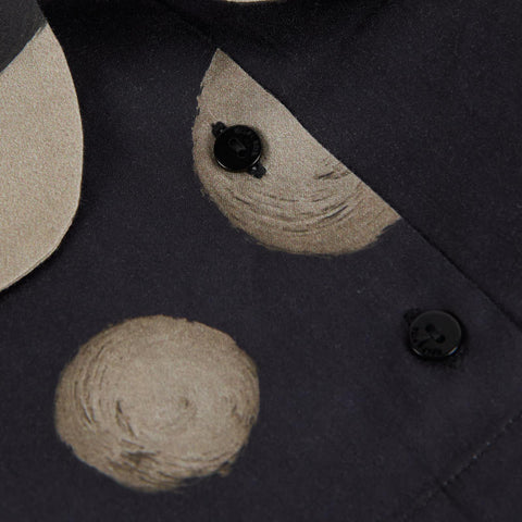 WOLF&RITA（ウルフアンドリタ） 2026SS LEONILDE -polka black- ベビー襟付きブラウス