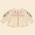 Apolina（アポリナ）2026AW LORA BLOUSE - MILK-CREAM -　キッズブラウス.