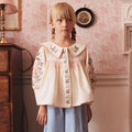 Apolina（アポリナ）2026AW LORA BLOUSE - MILK-CREAM -　キッズブラウス.