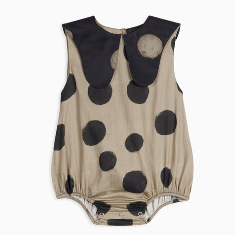 WOLF&RITA（ウルフアンドリタ） 2026SS LUNA JUMPSUIT -polka mocha- ジャンプスーツ、ロンパース