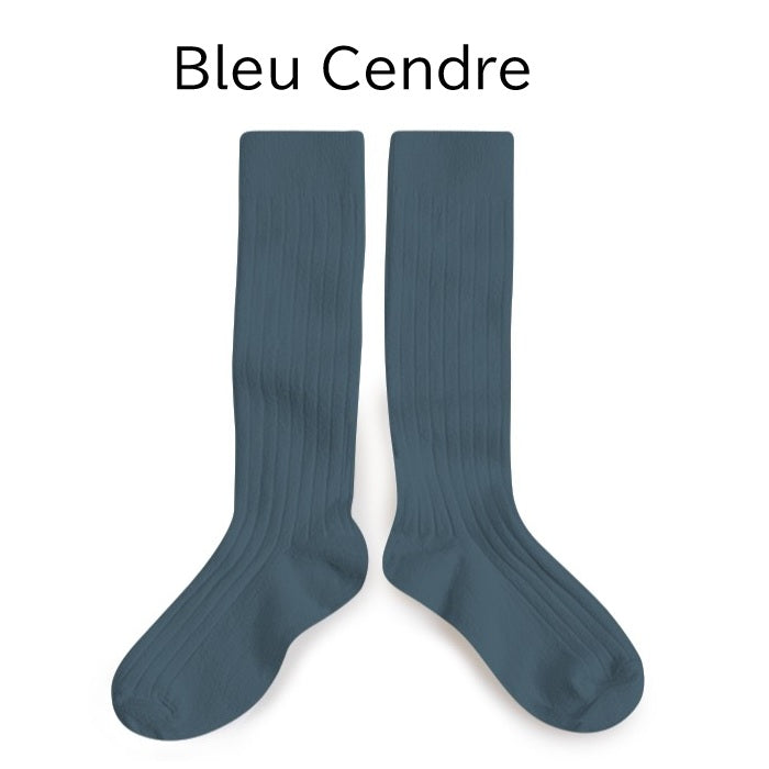 collegien コレジアン【2950】 La Haute - Ribbed Knee-high Socks