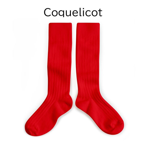 [Back in stock] Collegien La Haute - Ribbed Knee-high Socks Kids Ribbed Knee-high [2950]