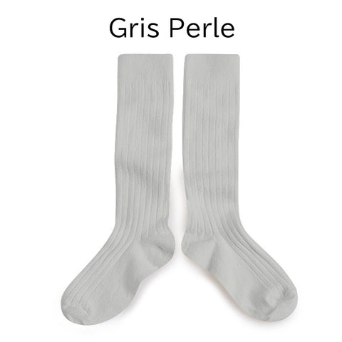 [Back in stock] Collegien La Haute - Ribbed Knee-high Socks Kids Ribbed Knee-high [2950]