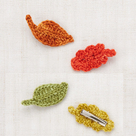 [D2] Misha &amp; Puff 2024AW Leaf Clip Set Leaf Hair Clip (Hair Accessory)