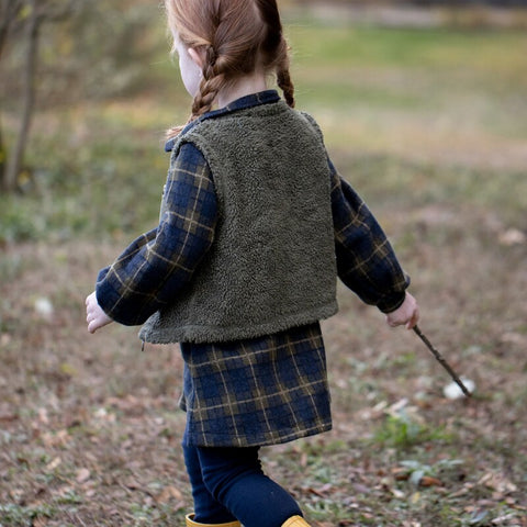 1 + in the family（ワンモア イン ザ ファミリー） 2026AW MACKAY  -blue- dress 　ドレス、ワンピース