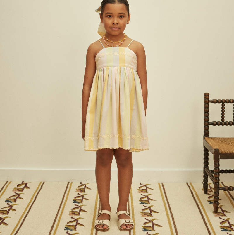 Apolina（アポリナ）2026SS MAGRIT SUNDRESS - painters stripe -サン