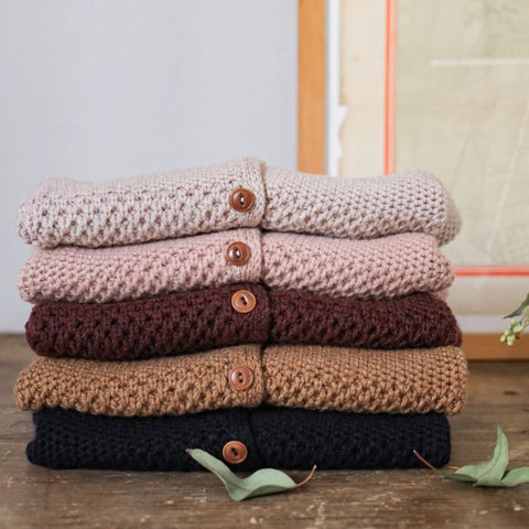 1 + in the family（ワンモア イン ザ ファミリー） 2025AW  MALENE-bb -melanzana-  jacket ニットカーディガン