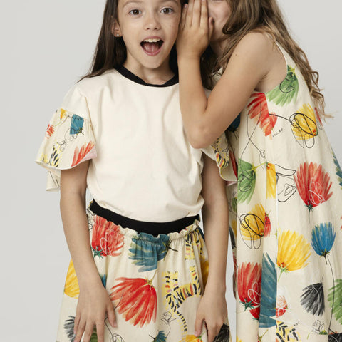 WOLF&amp;RITA 2023SS LURDES SKIRT Flared Skirt BLACK GARDEN