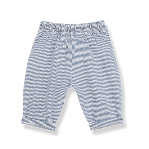 1 + in the family（ワンモア イン ザ ファミリー） 2026SS  MESQUIDA -denim- ヒッコリーストライプ パンツ