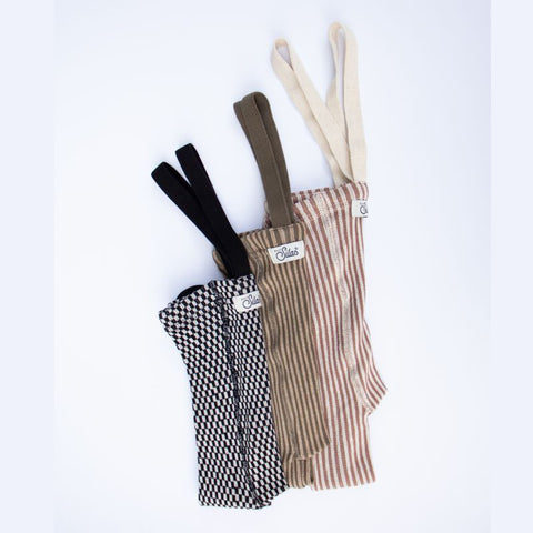 【6/12Mサイズは12/10頃入荷次第のお届け】【ネコポス不可】AC-2 Silly Silas（シリーサイラス） Footless Classic  Atelier Collection -Granola×Cream Striped-  ストライプ柄 フットレス　グラノーラクリーム