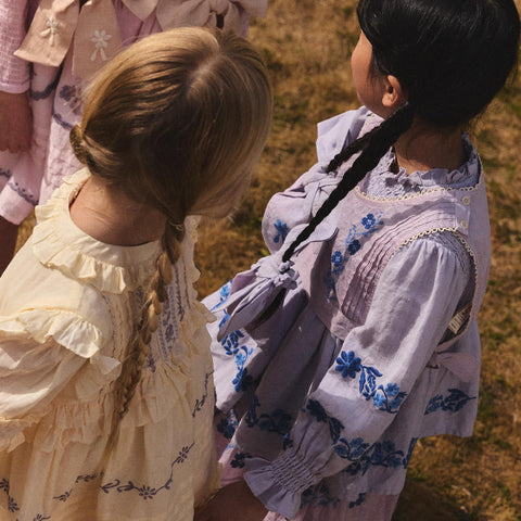 Apolina 2024AW Mia Dress - Almond - Kids Dress