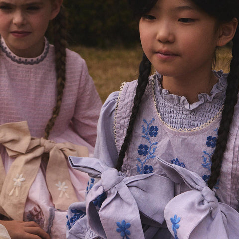 Apolina 2024AW Mia Dress - Almond - Kids Dress
