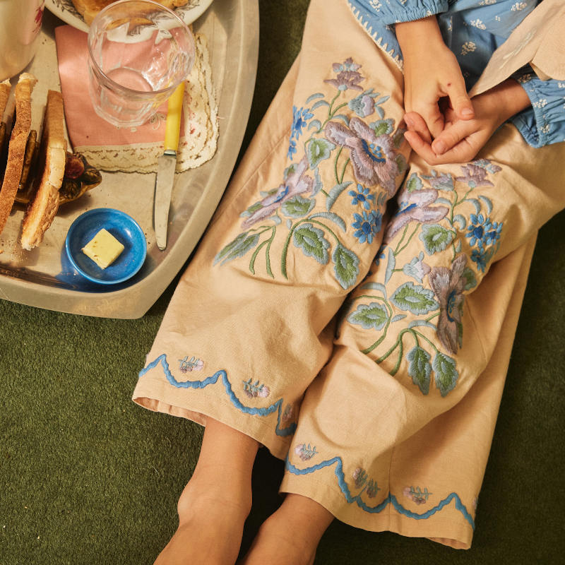 Apolina（アポリナ）2026AW MOLLY TROUSER - DRIED ROSE - キッズ