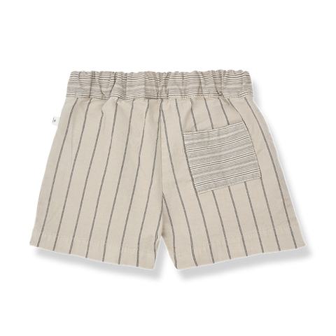 1 + in the family（ワンモア イン ザ ファミリー） 2026SS  MONRAS -beige- ストライプ柄ショートパンツ