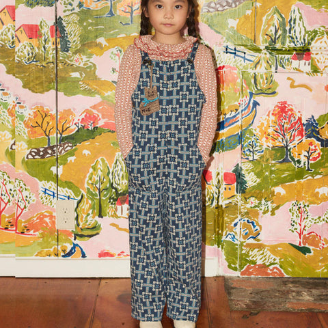 【10/25まで送料無料】【D1】Misha&Puff（ミーシャアンドパフ）2026WI Overall - Moonlight Railroad Floral - オーバーオール