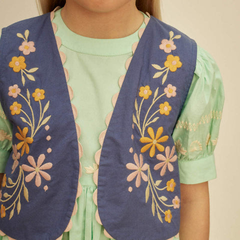 Apolina 2024AW Mia Dress - Almond - Kids Dress