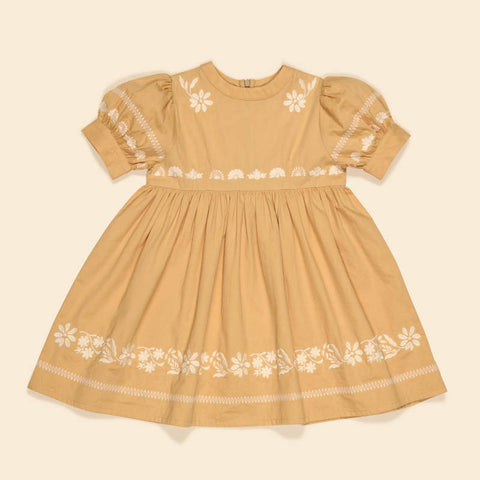 Apolina 2024AW Mia Dress - Almond - Kids Dress
